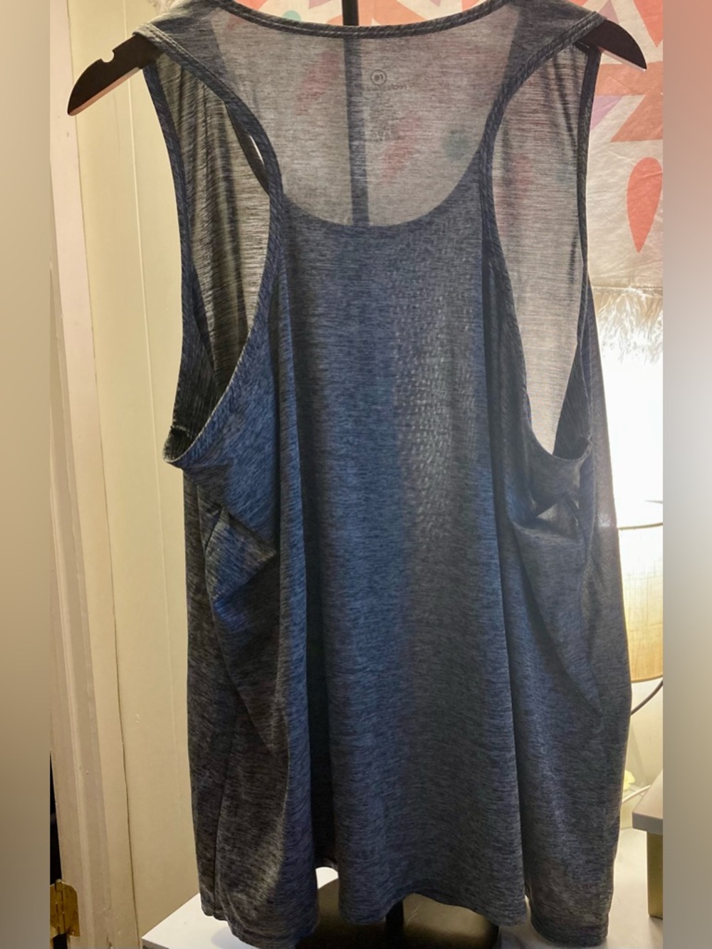 Like New/NWOT Real Essentials Gray Racerback Tanktop - Picture 3 of 4